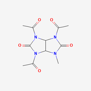 molecular formula C11H14N4O5 B5025767 1,3,4-triacetyl-6-methyltetrahydroimidazo[4,5-d]imidazole-2,5(1H,3H)-dione 