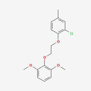 2-[2-(2-chloro-4-methylphenoxy)ethoxy]-1,3-dimethoxybenzene