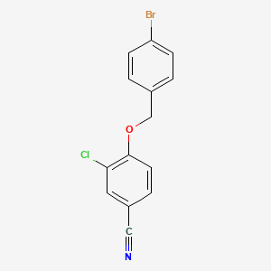 4-[(4-bromobenzyl)oxy]-3-chlorobenzonitrile