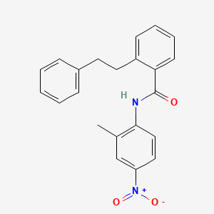 N-(2-methyl-4-nitrophenyl)-2-(2-phenylethyl)benzamide