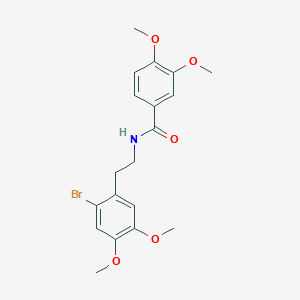 N-[2-(2-bromo-4,5-dimethoxyphenyl)ethyl]-3,4-dimethoxybenzamide