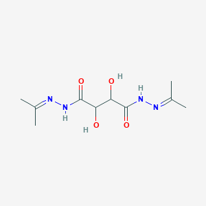 2,3-dihydroxy-N'~1~,N'~4~-bis(1-methylethylidene)succinohydrazide