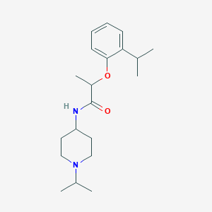 2-(2-isopropylphenoxy)-N-(1-isopropyl-4-piperidinyl)propanamide