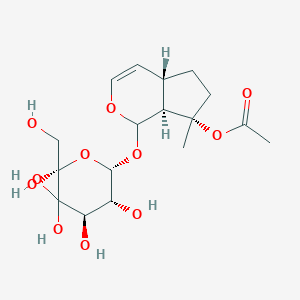 molecular formula C17H26O11 B050260 8-O-乙酰鬼针草苷 CAS No. 6926-14-3