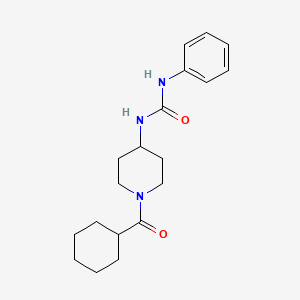 N-[1-(cyclohexylcarbonyl)-4-piperidinyl]-N'-phenylurea