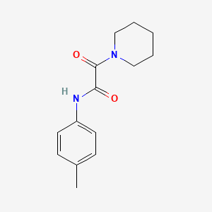 molecular formula C14H18N2O2 B5026060 N-(4-methylphenyl)-2-oxo-2-(1-piperidinyl)acetamide 