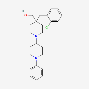 [4-(2-chlorobenzyl)-1'-phenyl-1,4'-bipiperidin-4-yl]methanol