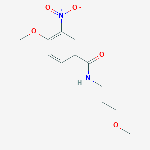 4-methoxy-N-(3-methoxypropyl)-3-nitrobenzamide