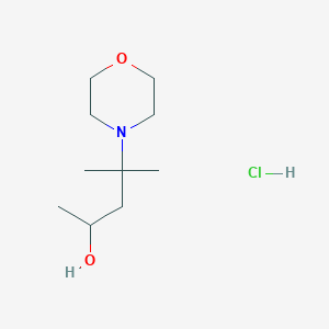 4-methyl-4-(4-morpholinyl)-2-pentanol hydrochloride