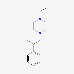 molecular formula C15H24N2 B5026129 1-ethyl-4-(2-phenylpropyl)piperazine 