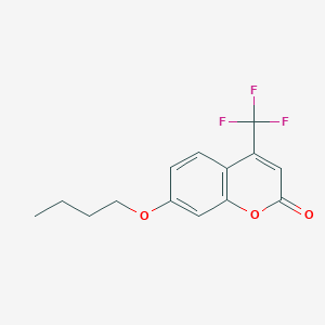 7-butoxy-4-(trifluoromethyl)-2H-chromen-2-one