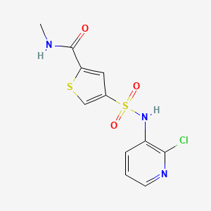 4-{[(2-chloro-3-pyridinyl)amino]sulfonyl}-N-methyl-2-thiophenecarboxamide