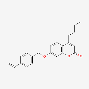 4-butyl-7-[(4-vinylbenzyl)oxy]-2H-chromen-2-one