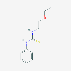 molecular formula C11H16N2OS B5026203 N-(2-ethoxyethyl)-N'-phenylthiourea CAS No. 55409-90-0