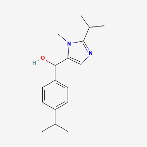 molecular formula C17H24N2O B5026305 (2-isopropyl-1-methyl-1H-imidazol-5-yl)(4-isopropylphenyl)methanol 