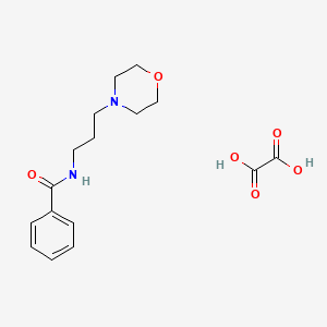 molecular formula C16H22N2O6 B5026331 N-[3-(4-morpholinyl)propyl]benzamide oxalate 