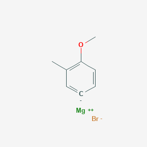 molecular formula C8H9BrMgO B050264 4-甲氧基-3-甲基苯基溴化镁 CAS No. 117896-10-3