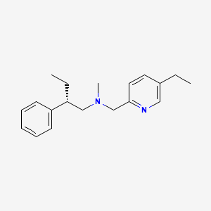 molecular formula C19H26N2 B5026416 [(5-ethyl-2-pyridinyl)methyl]methyl[(2S)-2-phenylbutyl]amine trifluoroacetate 