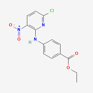 ethyl 4-[(6-chloro-3-nitro-2-pyridinyl)amino]benzoate