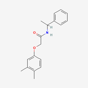 2-(3,4-dimethylphenoxy)-N-(1-phenylethyl)acetamide