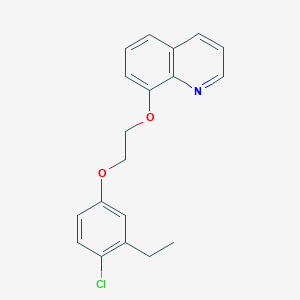 8-[2-(4-chloro-3-ethylphenoxy)ethoxy]quinoline