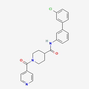 N-(3'-chloro-3-biphenylyl)-1-isonicotinoyl-4-piperidinecarboxamide