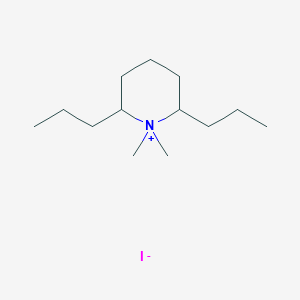 molecular formula C13H28IN B5026550 1,1-dimethyl-2,6-dipropylpiperidinium iodide 