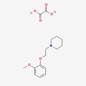 1-[2-(2-methoxyphenoxy)ethyl]piperidine oxalate