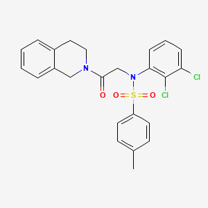 N-(2,3-dichlorophenyl)-N-[2-(3,4-dihydro-2(1H)-isoquinolinyl)-2-oxoethyl]-4-methylbenzenesulfonamide