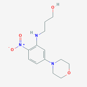 3-{[5-(4-morpholinyl)-2-nitrophenyl]amino}-1-propanol