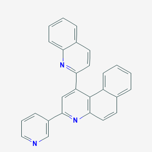 molecular formula C27H17N3 B5026820 3-(3-pyridinyl)-1-(2-quinolinyl)benzo[f]quinoline 