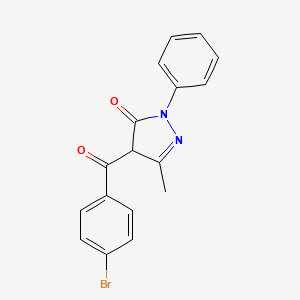 4-(4-bromobenzoyl)-5-methyl-2-phenyl-2,4-dihydro-3H-pyrazol-3-one