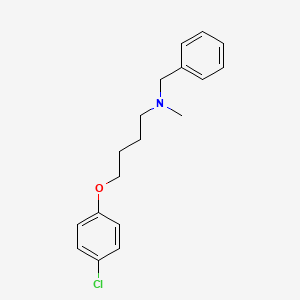 molecular formula C18H22ClNO B5026952 N-benzyl-4-(4-chlorophenoxy)-N-methyl-1-butanamine 