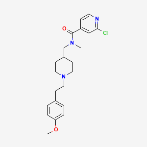 2-chloro-N-({1-[2-(4-methoxyphenyl)ethyl]-4-piperidinyl}methyl)-N-methylisonicotinamide