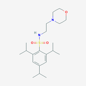 molecular formula C21H36N2O3S B502700 2,4,6-triisopropyl-N-[2-(4-morpholinyl)ethyl]benzenesulfonamide CAS No. 349116-05-8