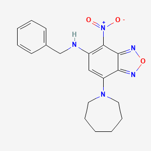 7-(1-azepanyl)-N-benzyl-4-nitro-2,1,3-benzoxadiazol-5-amine