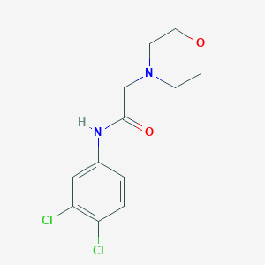 molecular formula C12H14Cl2N2O2 B502702 N-(3,4-dichlorophenyl)-2-morpholin-4-ylacetamide CAS No. 22010-23-7