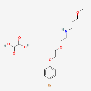 N-{2-[2-(4-bromophenoxy)ethoxy]ethyl}-3-methoxy-1-propanamine oxalate