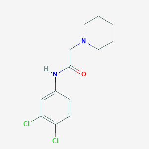 N-(3,4-dichlorophenyl)-2-piperidin-1-ylacetamide