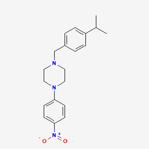 1-(4-isopropylbenzyl)-4-(4-nitrophenyl)piperazine