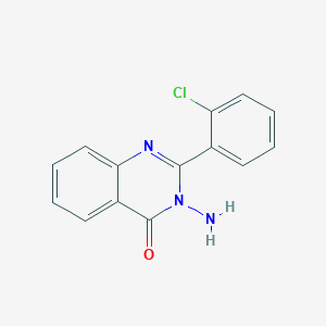 molecular formula C14H10ClN3O B502715 3-Amino-2-(2-chlorophenyl)quinazolin-4-one CAS No. 92161-79-0