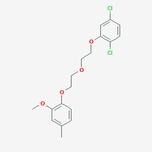 1,4-dichloro-2-{2-[2-(2-methoxy-4-methylphenoxy)ethoxy]ethoxy}benzene