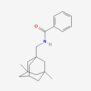 N-[(3,5-dimethyl-1-adamantyl)methyl]benzamide