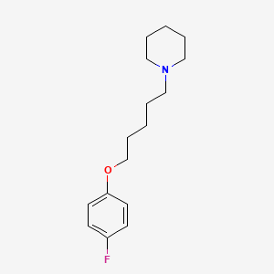 1-[5-(4-fluorophenoxy)pentyl]piperidine