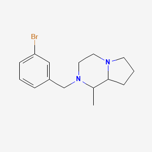 2-(3-bromobenzyl)-1-methyloctahydropyrrolo[1,2-a]pyrazine