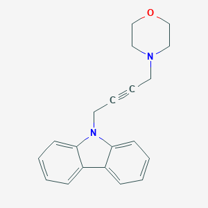 molecular formula C20H20N2O B502719 4-(4-Carbazol-9-ylbut-2-ynyl)morpholine CAS No. 21070-47-3