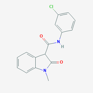 N-(3-chlorophenyl)-1-methyl-2-oxo-3-indolinecarboxamide
