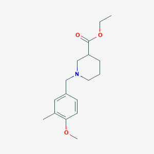 ethyl 1-(4-methoxy-3-methylbenzyl)-3-piperidinecarboxylate