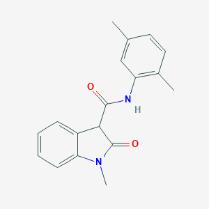 molecular formula C18H18N2O2 B502723 N-(2,5-dimethylphenyl)-1-methyl-2-oxo-3-indolinecarboxamide 