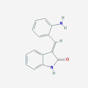 molecular formula C15H12N2O B502724 3-(2-aminobenzylidene)-1,3-dihydro-2H-indol-2-one 